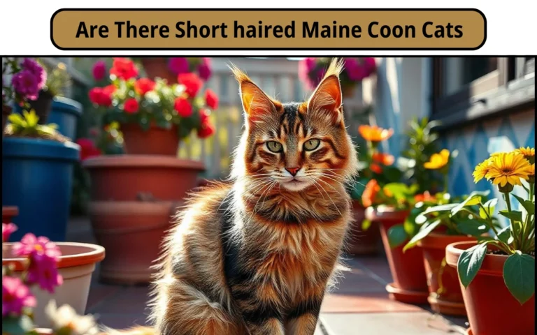 Are there short haired maine coon cats_