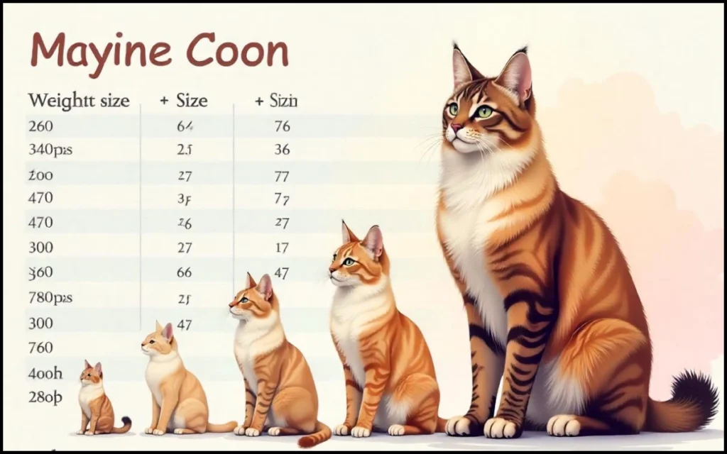 Weight and Size of Female Maine Coons