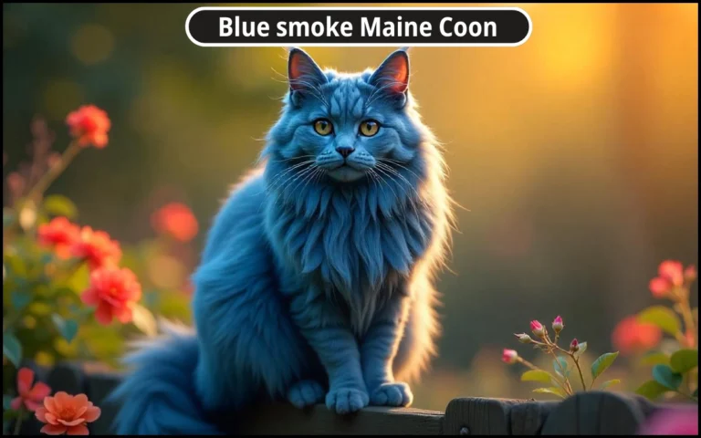 blue smoke maine coon