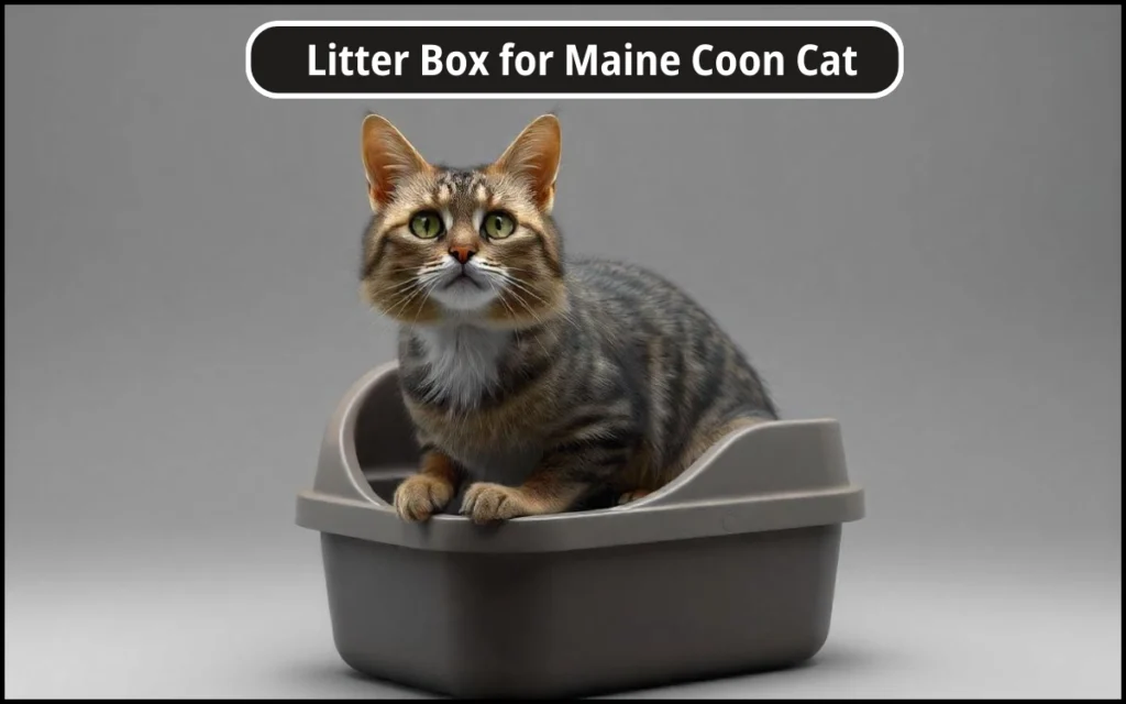 litter box for maine coon cat_