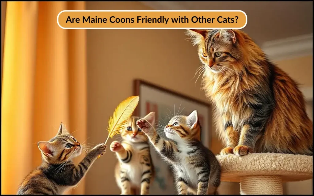 Are Maine Coons Friendly with Other Cats