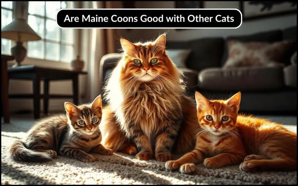 Are Maine Coons Good with Other Cats