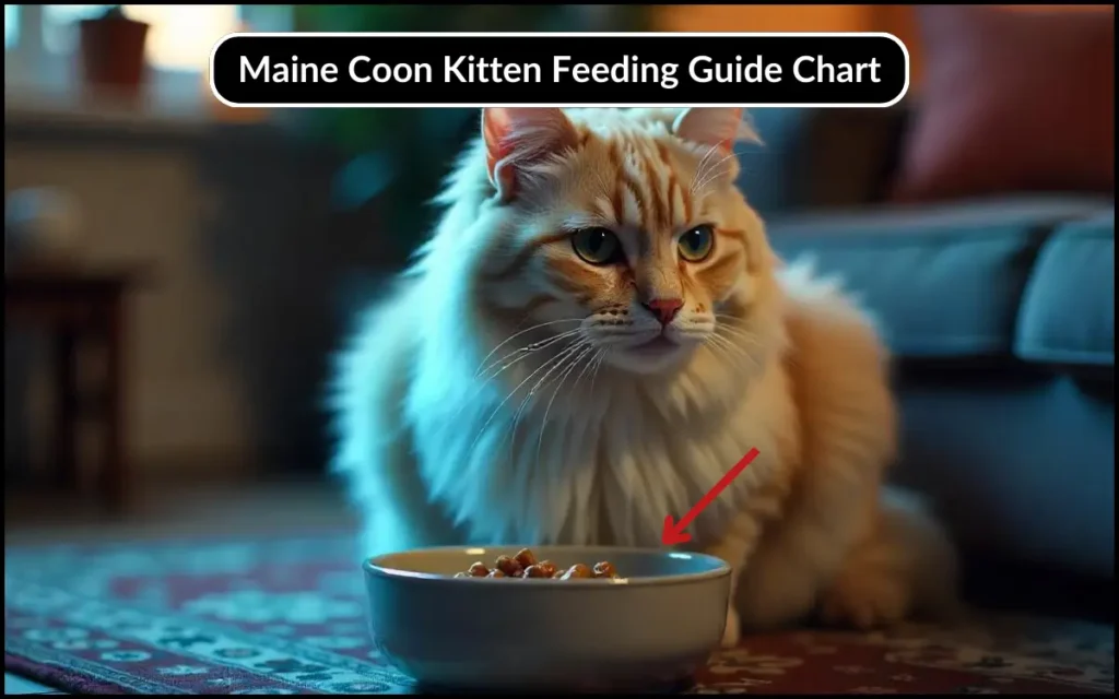 Maine Coon Kitten Feeding Guide Chart